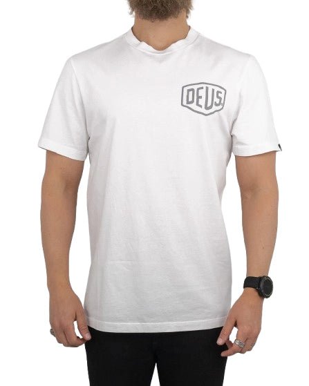 Deus Ex Machina - T-Shirt - Venice Adress - Vit - jhstore.se