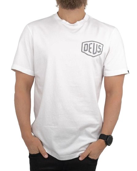 Deus Ex Machina - T-Shirt - Venice Adress - Vit - jhstore.se
