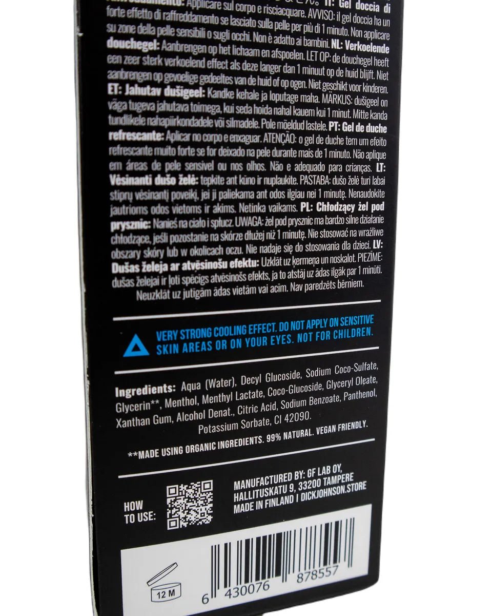 Dick Johnson - Mentol gel - Freezing Nuts - jhstore.se