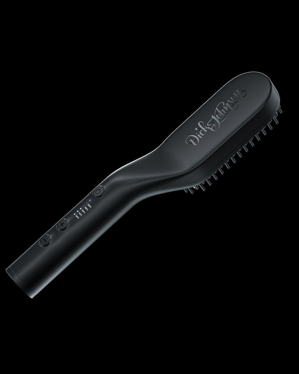 Dick Johnson - Skäggborste, plattång - Beard Straightener - jhstore.se