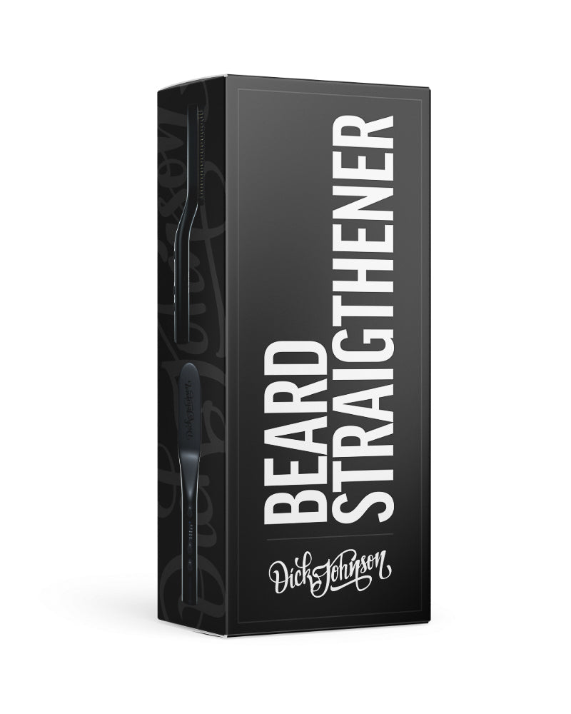 Dick Johnson - Skäggborste, plattång - Beard Straightener - jhstore.se