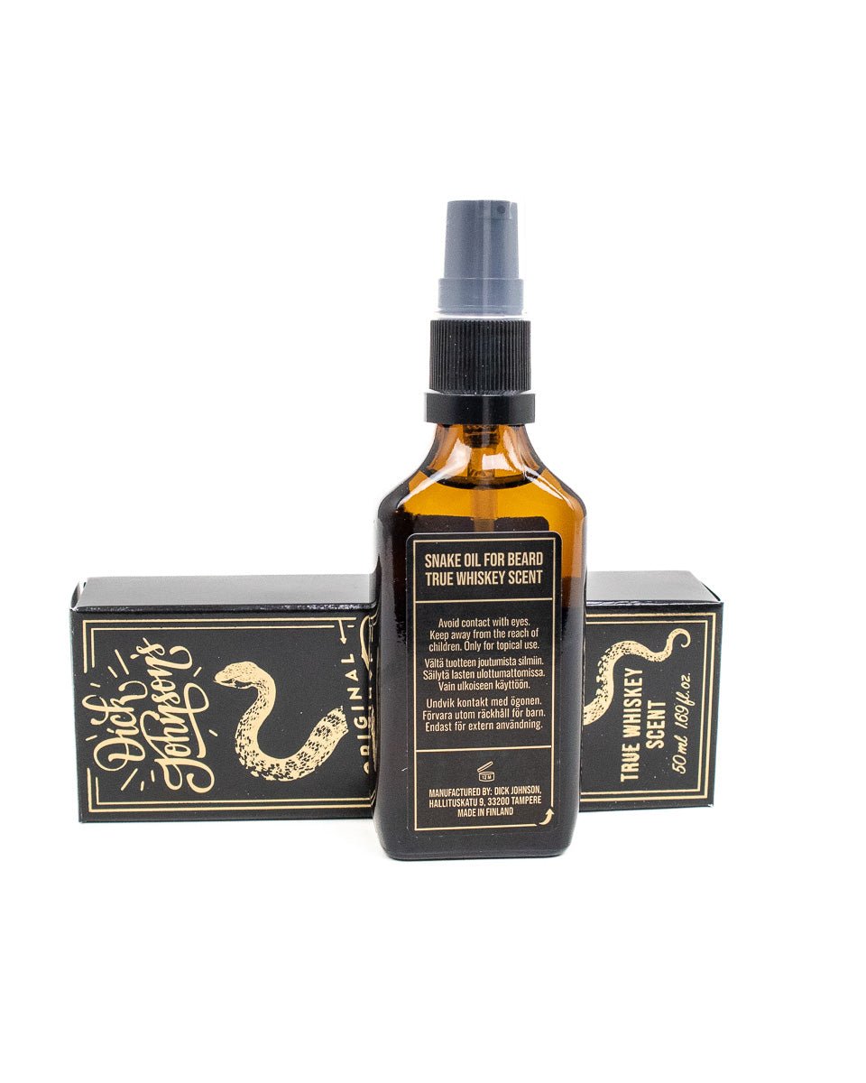 Dick Johnson - Skäggolja True Whiskey - Snake Oil - jhstore.se