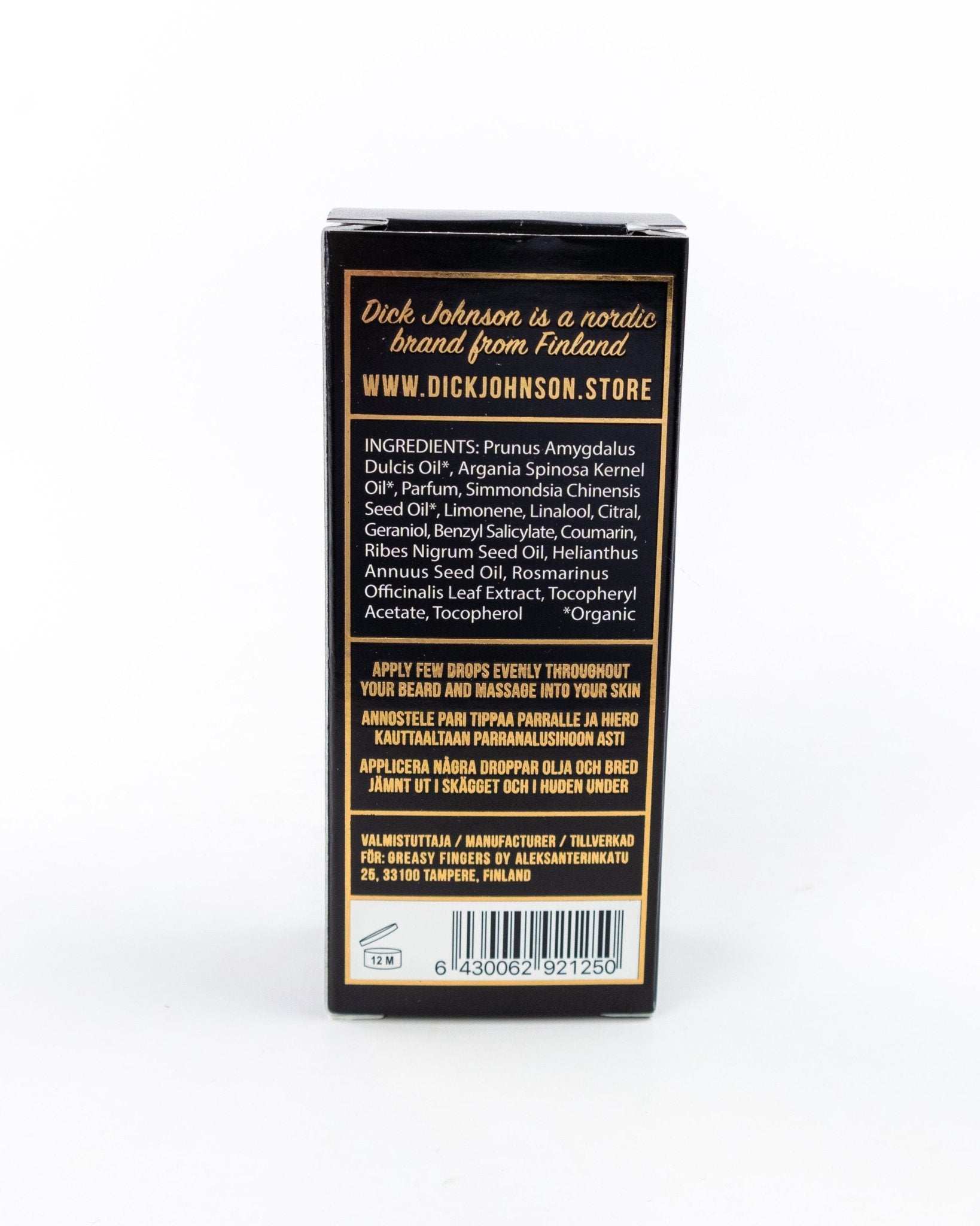 Dick Johnson - Skäggolja Whiskey & Vanilj - Snake Oil - jhstore.se