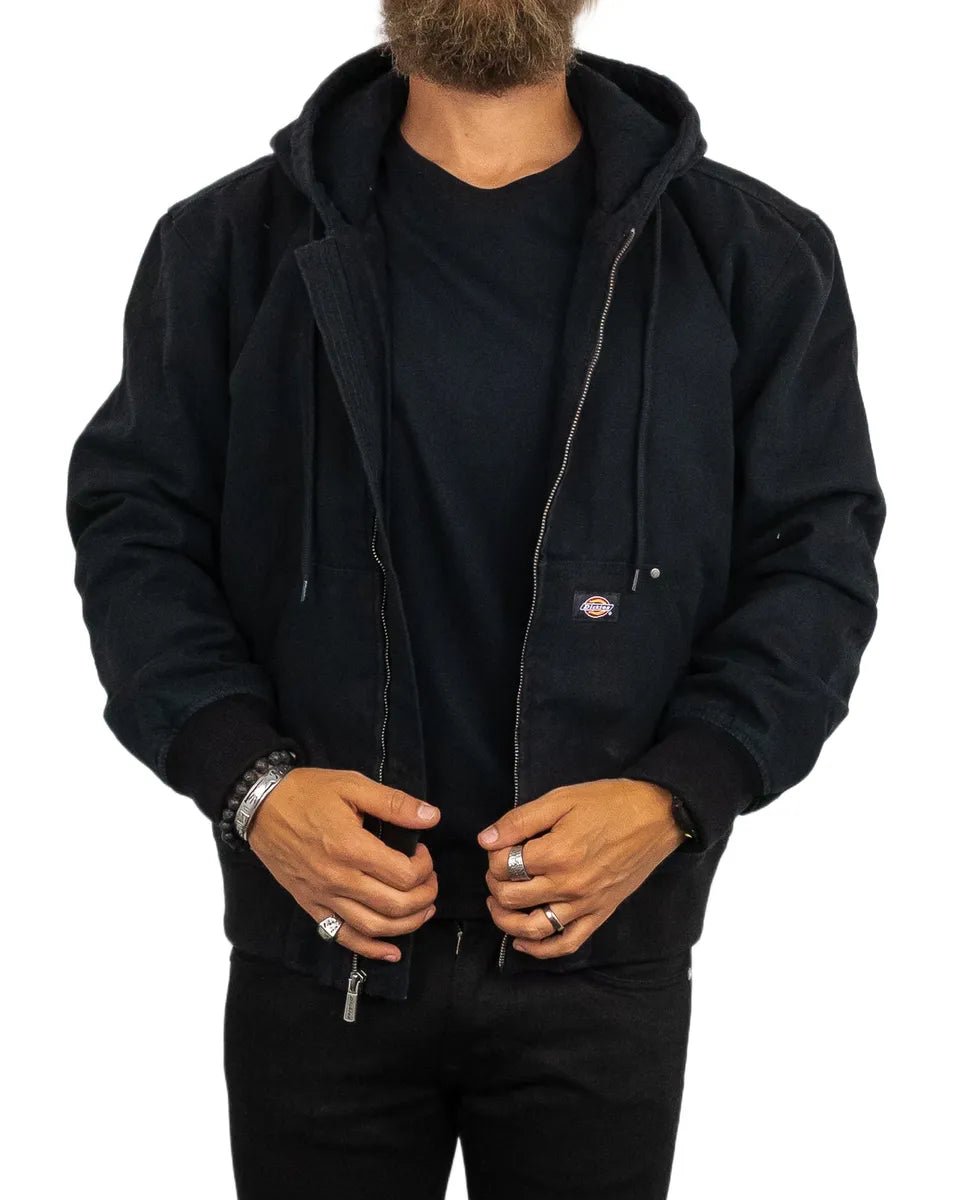 Dickies - Canvas Jacka med Luva - Hilham - Svart - jhstore.se
