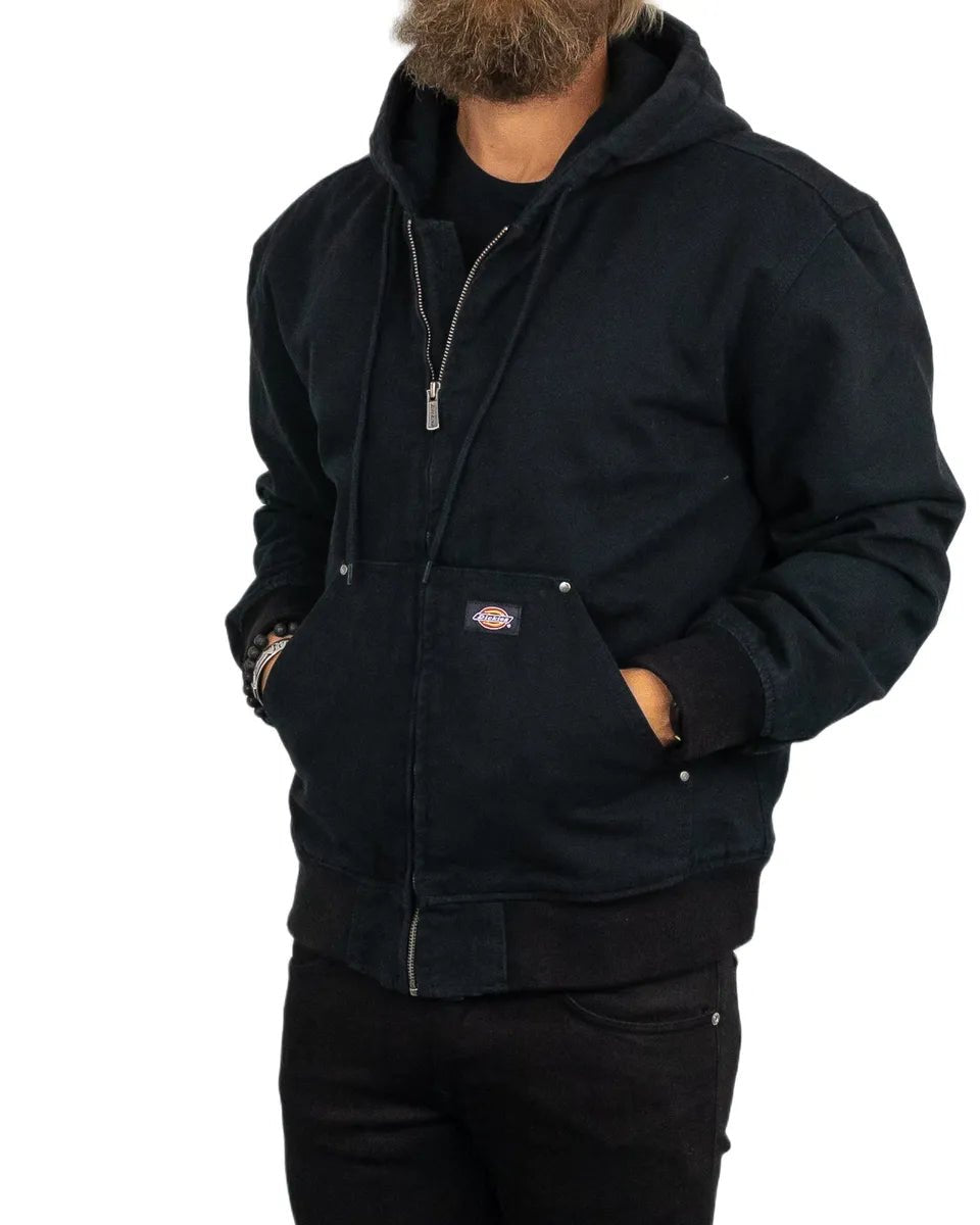 Dickies - Canvas Jacka med Luva - Hilham - Svart - jhstore.se