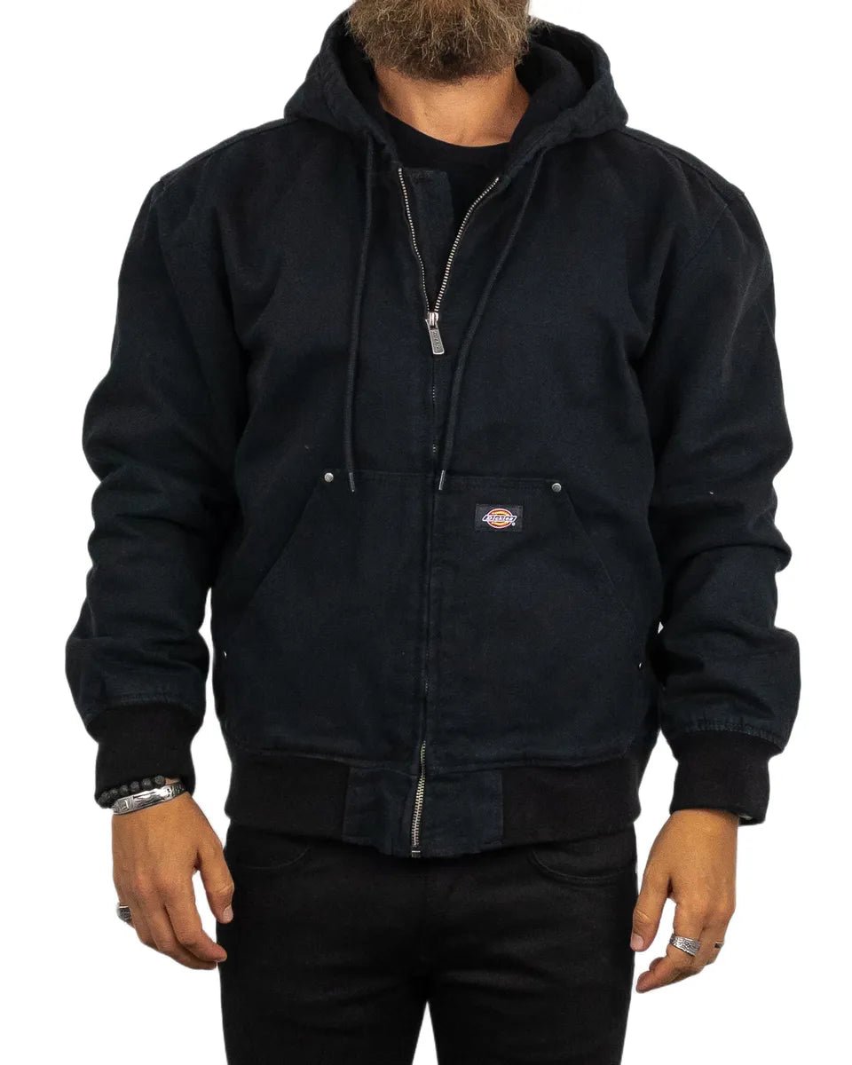 Dickies - Canvas Jacka med Luva - Hilham - Svart - jhstore.se