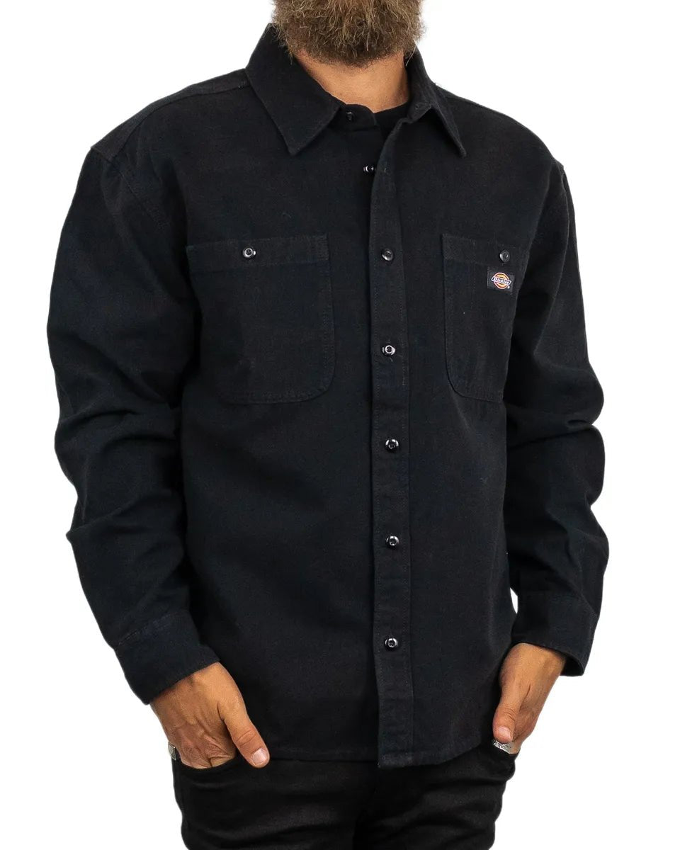 Dickies - Canvas Skjorta - Svart - jhstore.se