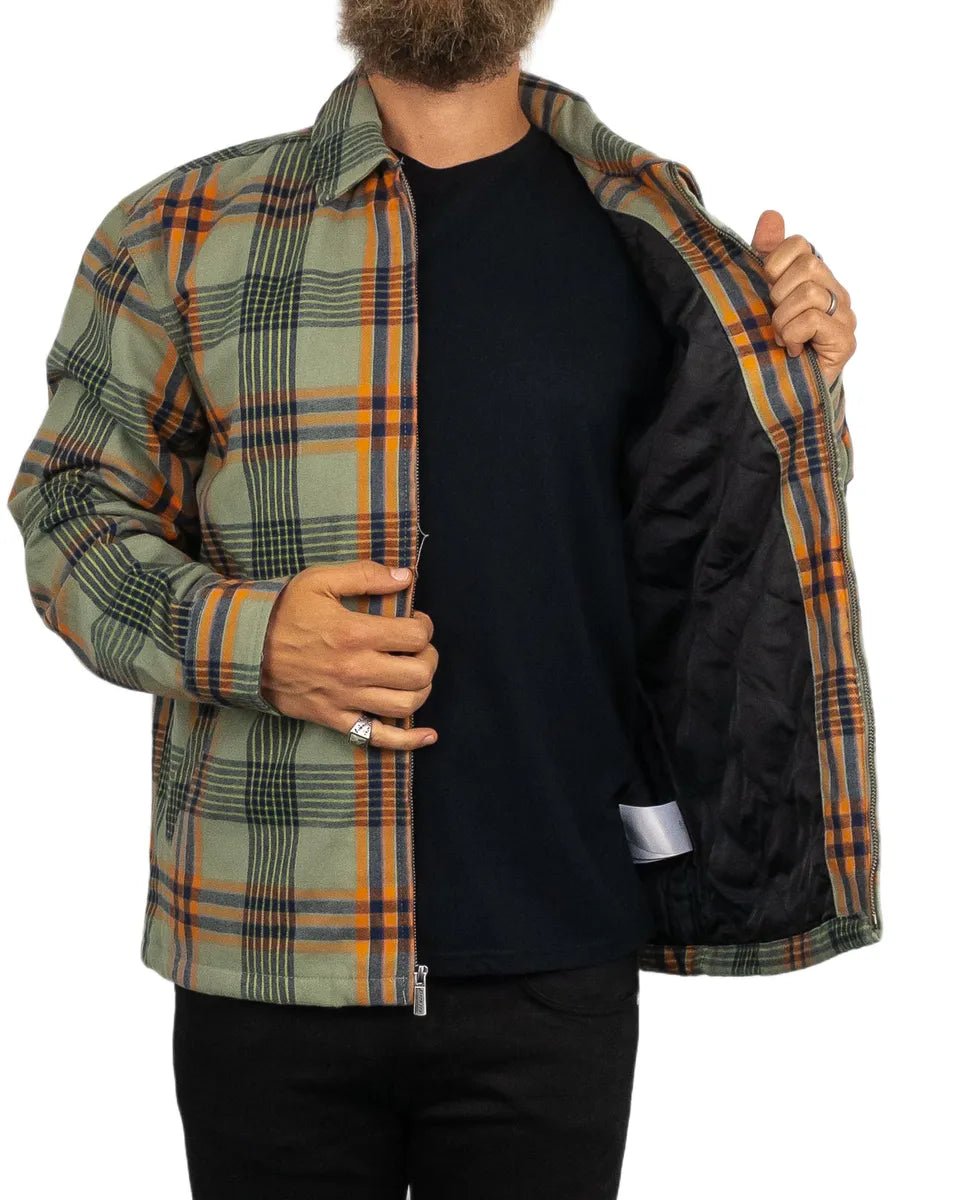 Dickies - Flanell Jacka Rutig - Petersburg - Grön - jhstore.se
