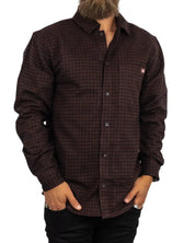 Dickies - Flanell Skjorta Rutig - Hendersonville - Brun - jhstore.se