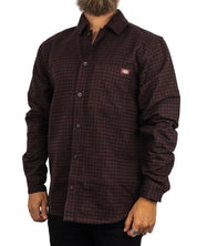 Dickies - Flanell Skjorta Rutig - Hendersonville - Brun - jhstore.se