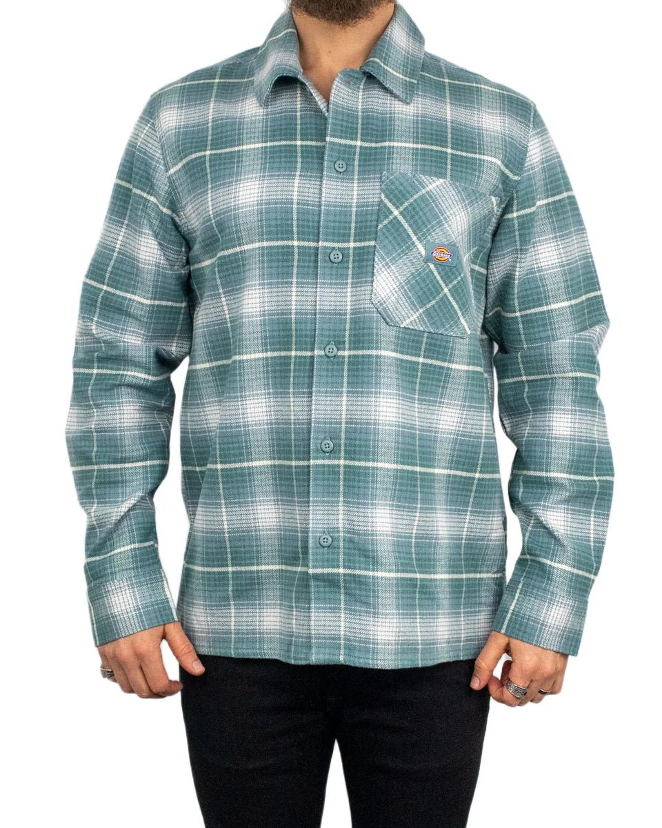 Dickies - FlanellSkjorta - Forest Check - Blå - jhstore.se