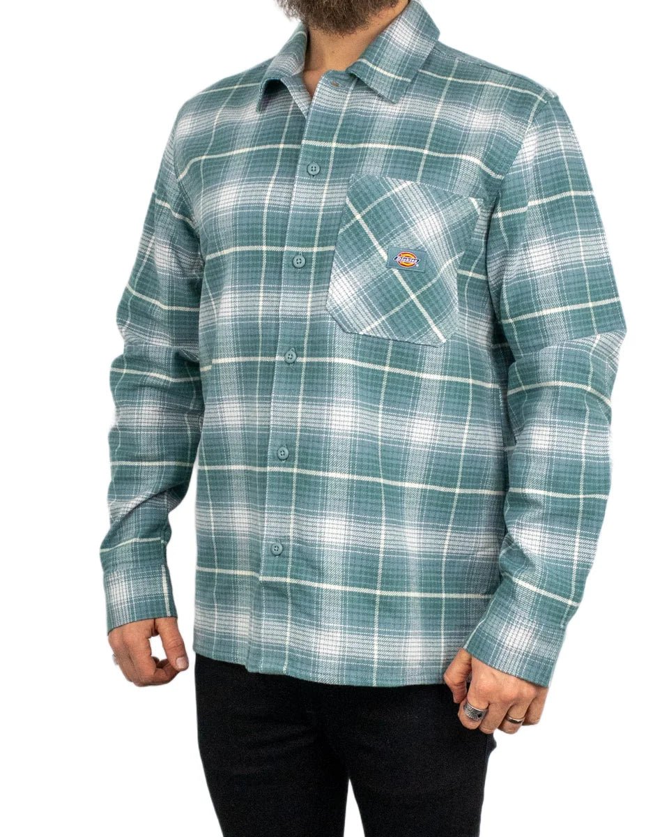 Dickies - FlanellSkjorta - Forest Check - Blå - jhstore.se