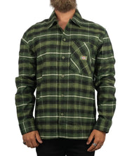 Dickies - Flanellskjorta Rutig - Check Cypress - Grön - jhstore.se