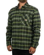 Dickies - Flanellskjorta Rutig - Check Cypress - Grön - jhstore.se