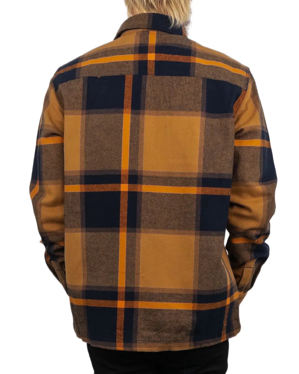 Dickies - Flanellskjorta Rutig - Nimmons - Brun - jhstore.se