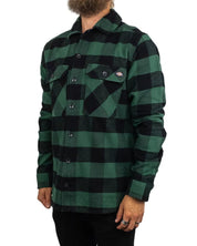 Dickies - Flanellskjorta Rutig - Sacramento Pine - Mörkgrön - jhstore.se
