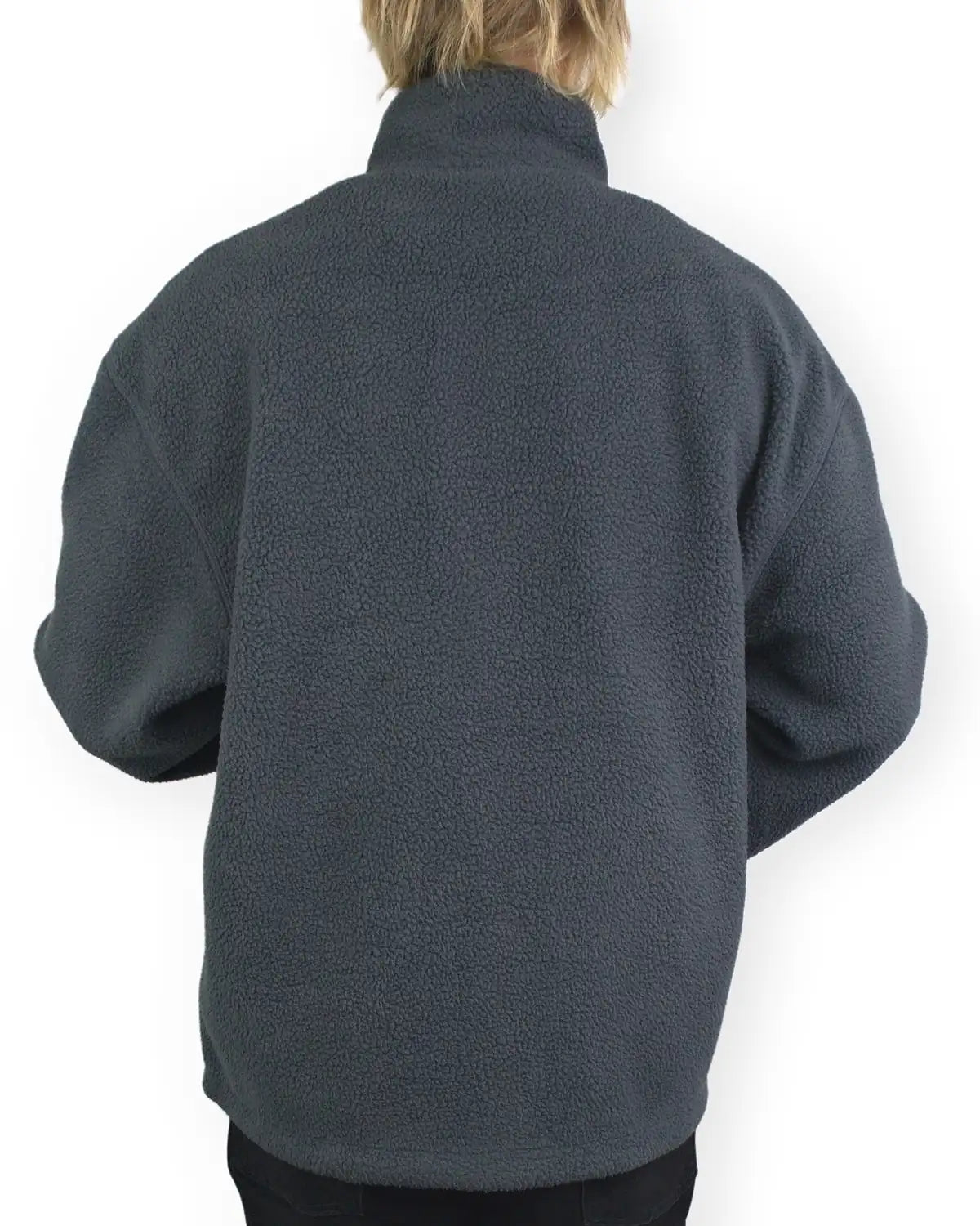 Dickies Paulden Sherpa fleecetröja i grått, baksida