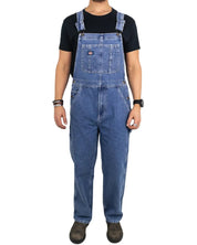 Dickies - Hängslebyxor Denim - Blå - jhstore.se