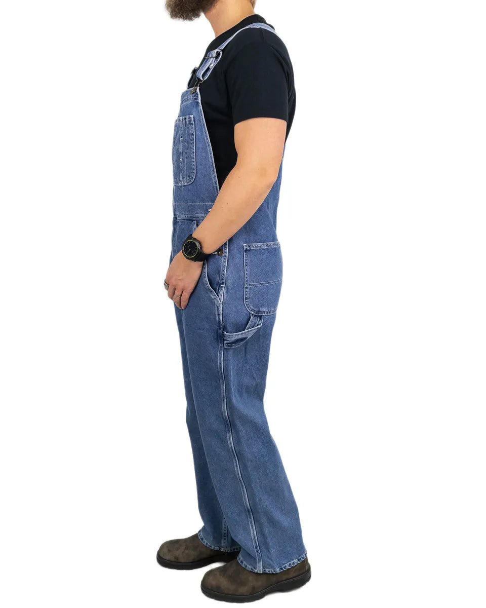 Dickies - Hängslebyxor Denim - Blå - jhstore.se