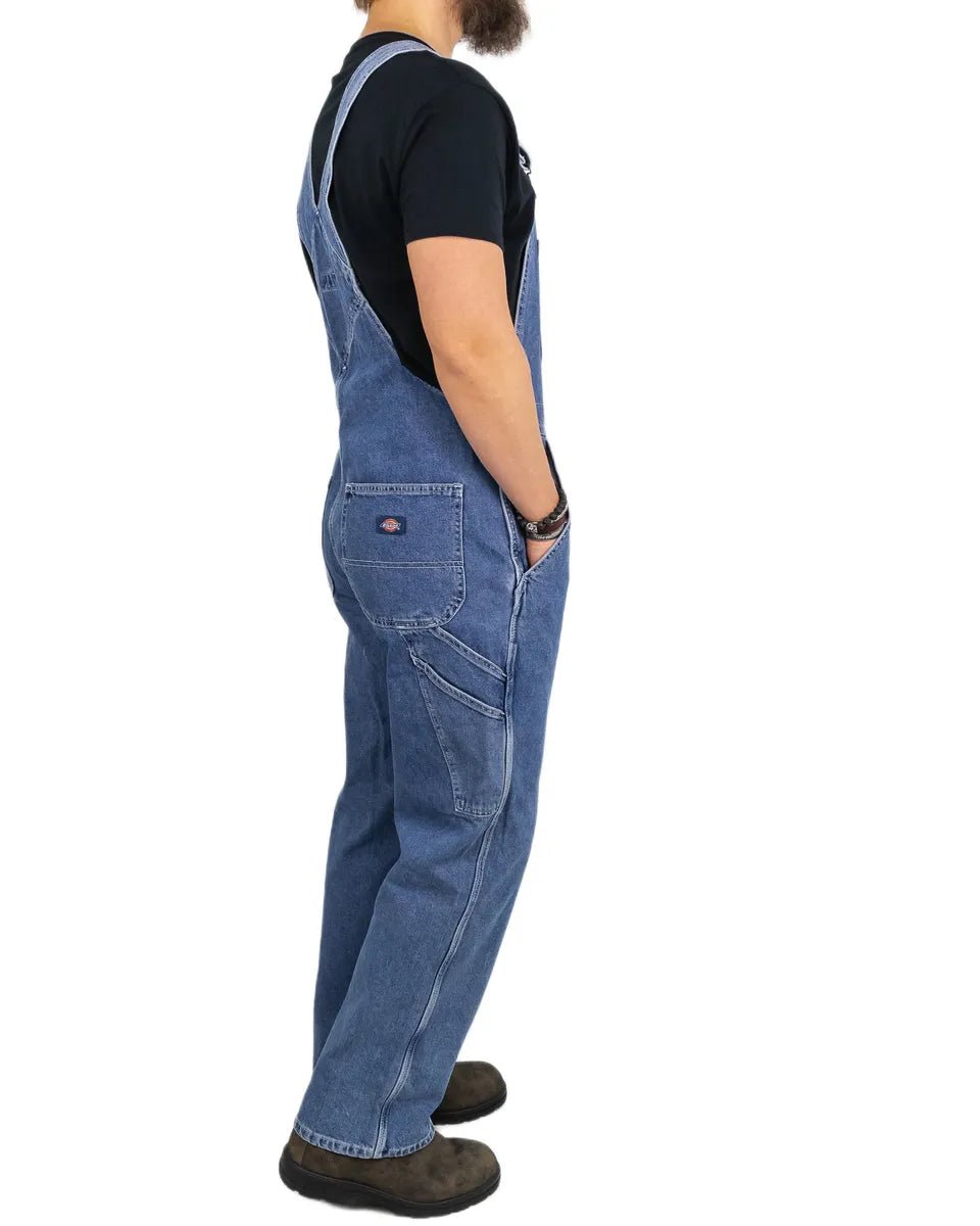 Dickies - Hängslebyxor Denim - Blå - jhstore.se