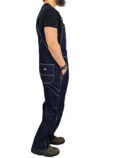 Dickies - Hängslebyxor Denim - Rinsed Blå - jhstore.se