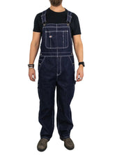 Dickies - Hängslebyxor Denim - Rinsed Blå - jhstore.se