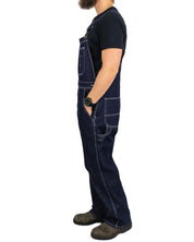 Dickies - Hängslebyxor Denim - Rinsed Blå - jhstore.se