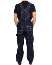 Dickies - Hängslebyxor Denim - Rinsed Blå - jhstore.se