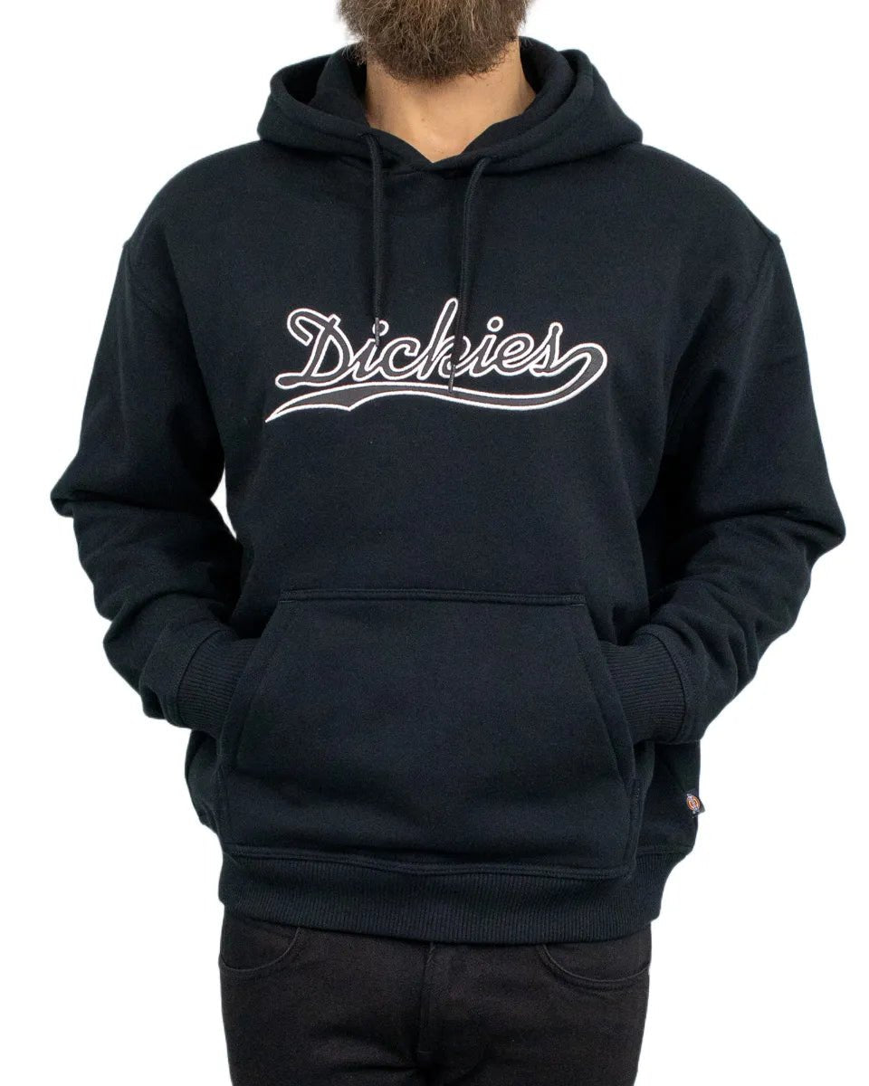 Dickies - Hoodie - Loose Wave Broderad - Svart - jhstore.se