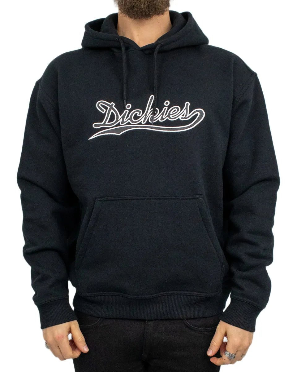Dickies - Hoodie - Loose Wave Broderad - Svart - jhstore.se