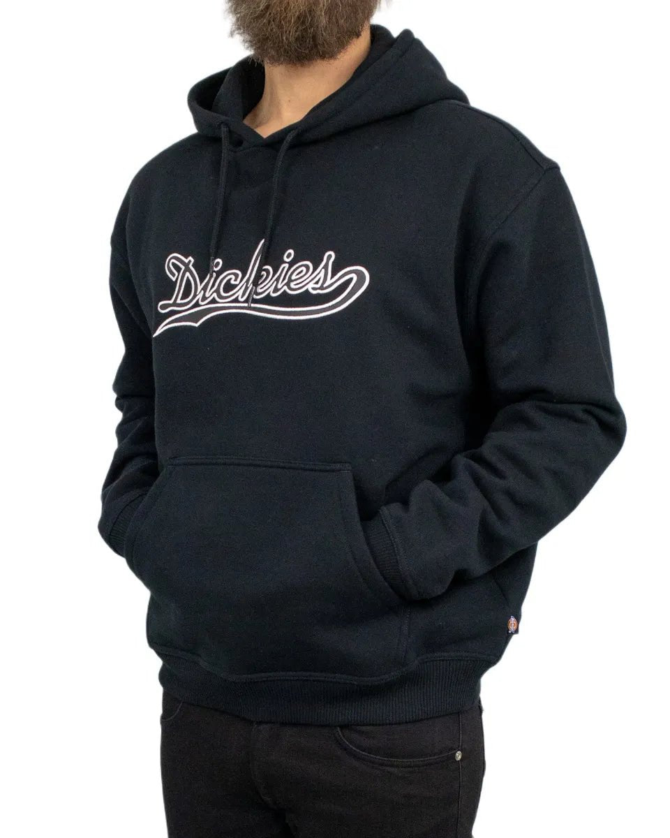 Dickies - Hoodie - Loose Wave Broderad - Svart - jhstore.se
