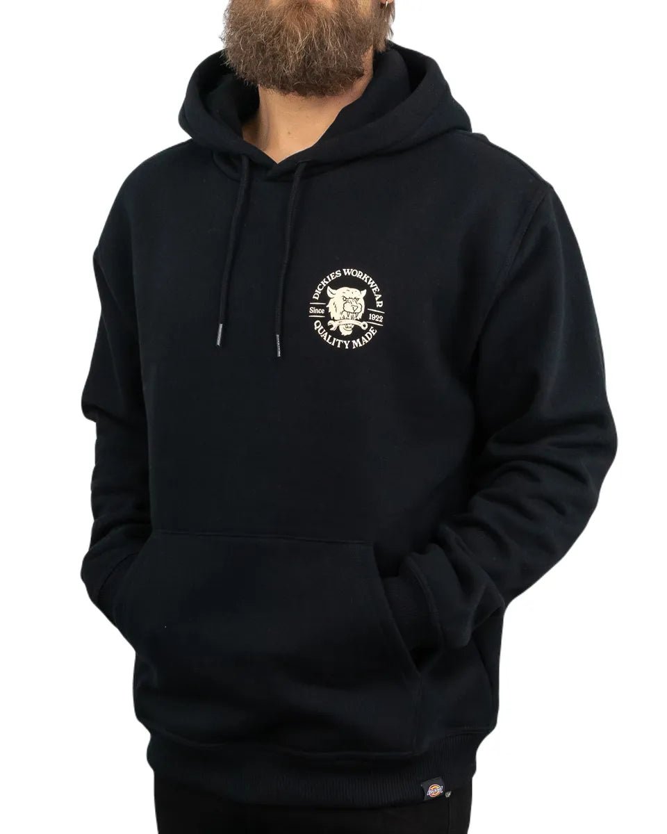 Dickies - Hoodie Relaxed Fit - Tiger Wrench - Svart - jhstore.se