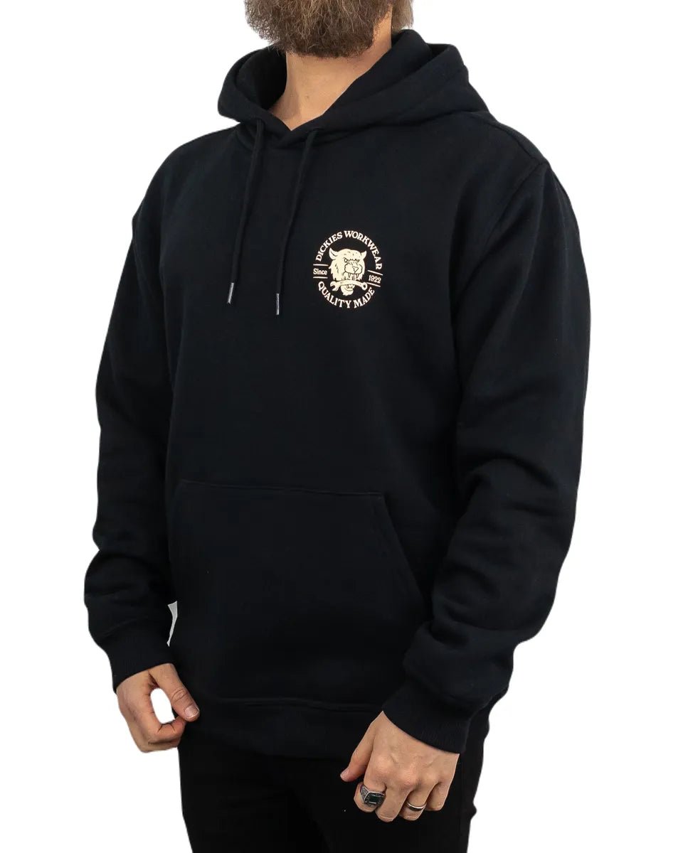Dickies - Hoodie Relaxed Fit - Tiger Wrench - Svart - jhstore.se