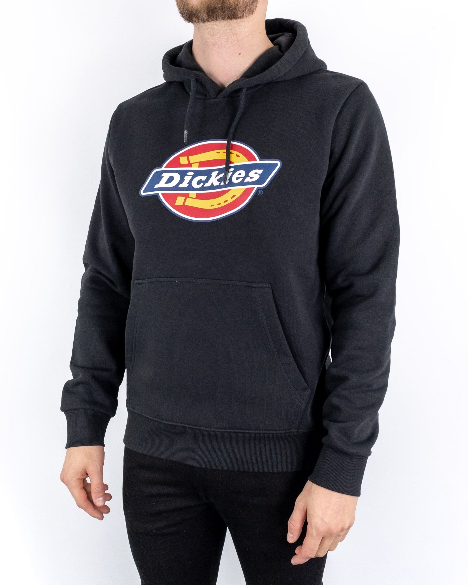 Dickies - Icon Logo Hood Black - jhstore.se