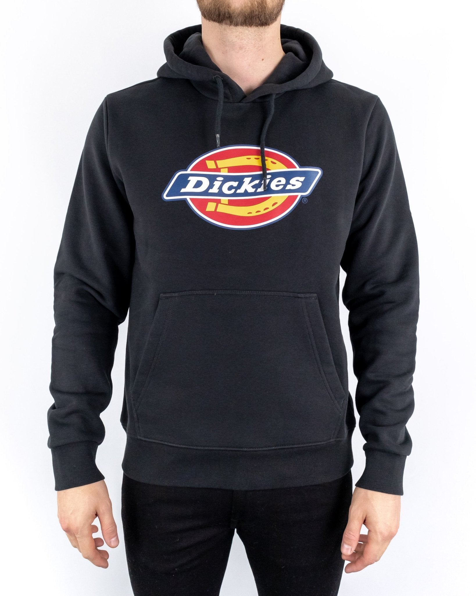 Dickies - Icon Logo Hood Black - jhstore.se