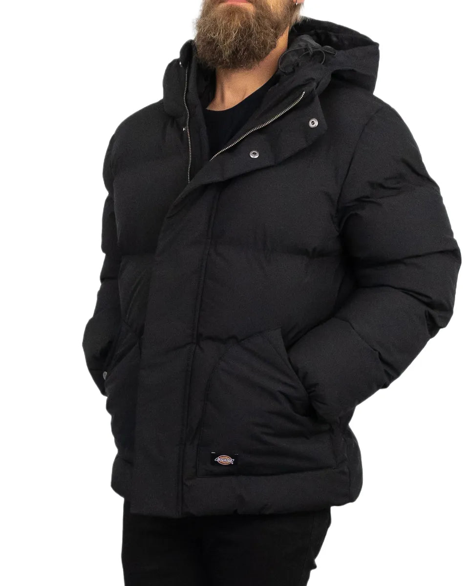 Dickies - Jacka Puffer - Eagleville - Svart - jhstore.se