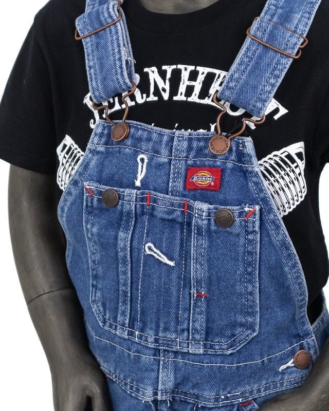 Dickies - Kids Denim Bib - Hängselbyxa Barn - jhstore.se