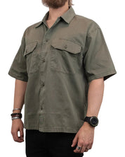 Dickies - Kortärmad Skjorta - Unionville Arbetsskjorta - Grön - jhstore.se