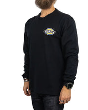 Dickies - Långärmad T-Shirt - Nashport Dickies Crew LS - Svart - jhstore.se