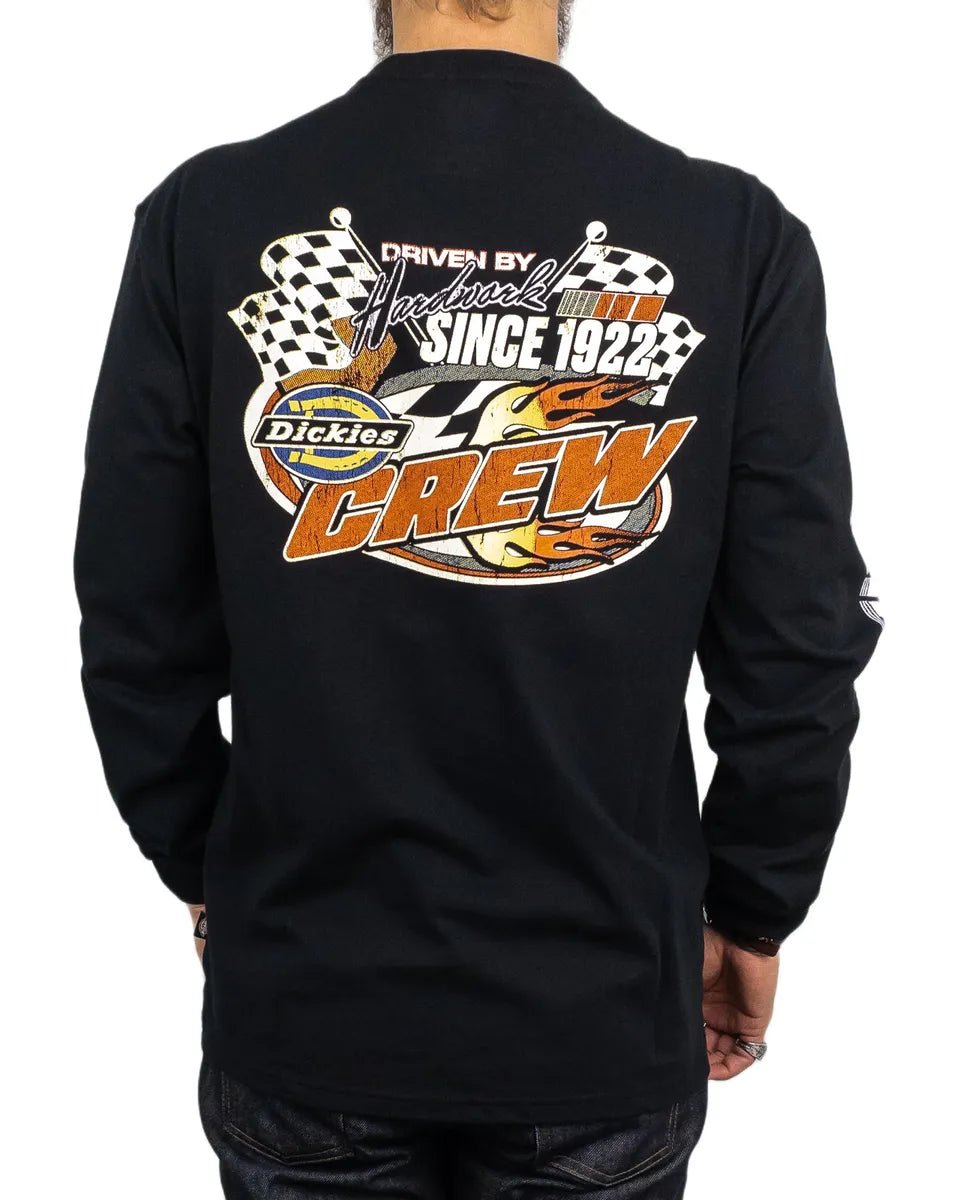 Dickies - Långärmad T-Shirt - Nashport Dickies Crew LS - Svart - jhstore.se