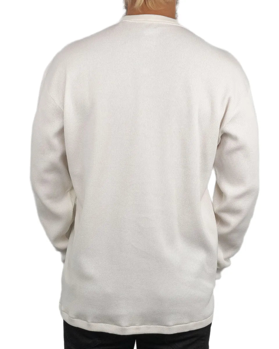 Dickies - Långärmad T-Shirt - Våfflad - Vit - jhstore.se