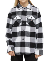 Dickies - New Sacramento Flanellskjorta - Barn - Svart/Vit