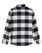 Dickies - New Sacramento Flanellskjorta - Barn - Svart/Vit - jhstore.se