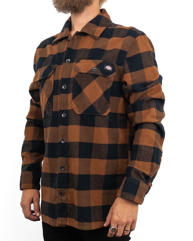 Dickies - Sacramento Toffee - Flanellskjorta Brun - jhstore.se