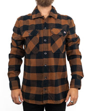 Dickies - Sacramento Toffee - Flanellskjorta Brun - jhstore.se
