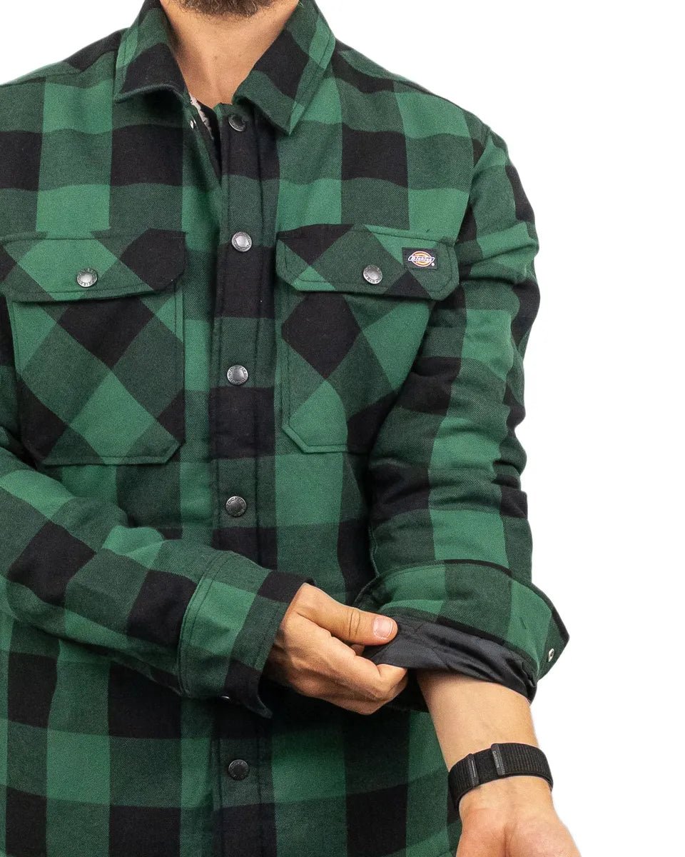 Dickies - Sherpafodrad Skjorta - Lined Sacramento - Grön - jhstore.se