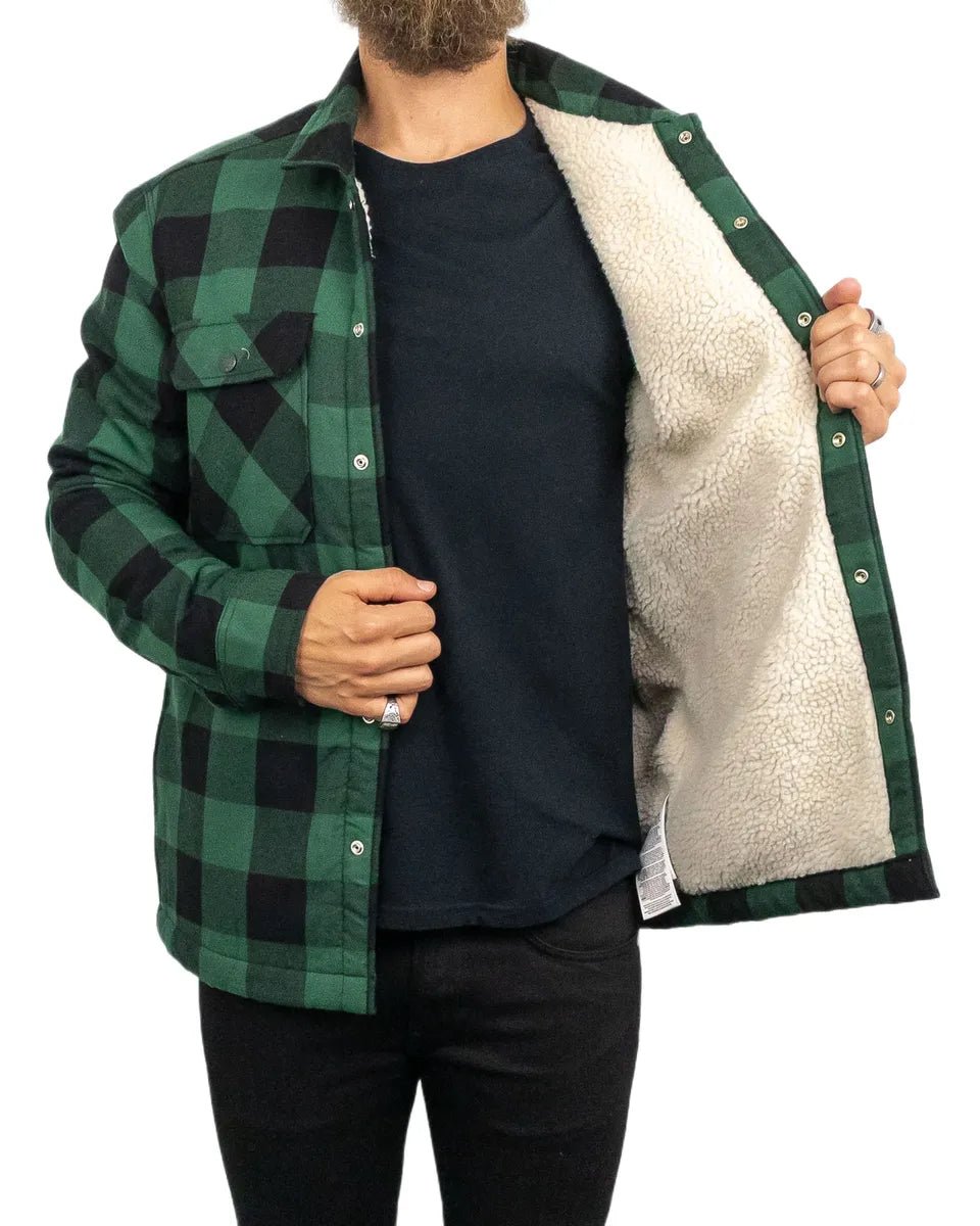 Dickies - Sherpafodrad Skjorta - Lined Sacramento - Grön - jhstore.se