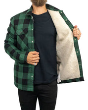 Dickies - Sherpafodrad Skjorta - Lined Sacramento - Grön - jhstore.se