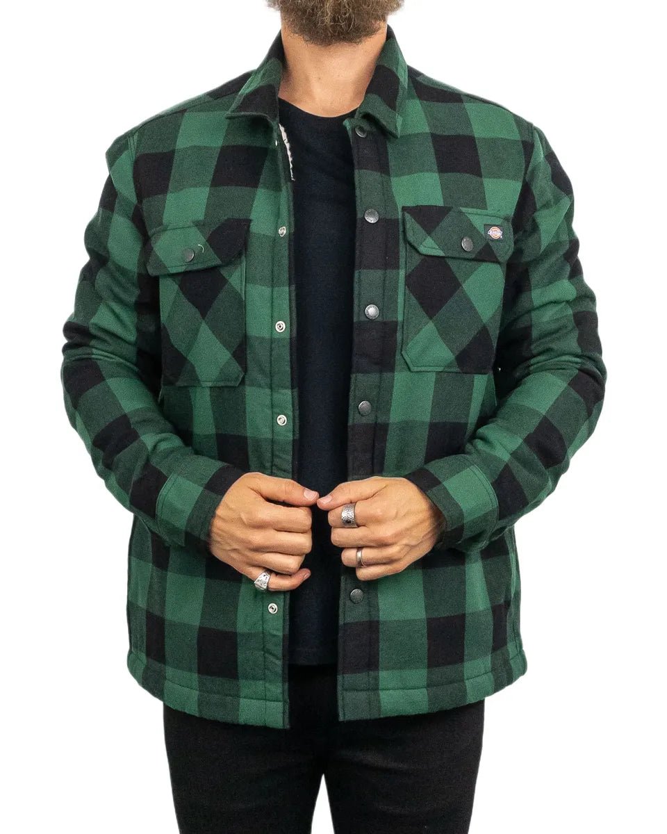 Dickies - Sherpafodrad Skjorta - Lined Sacramento - Grön - jhstore.se