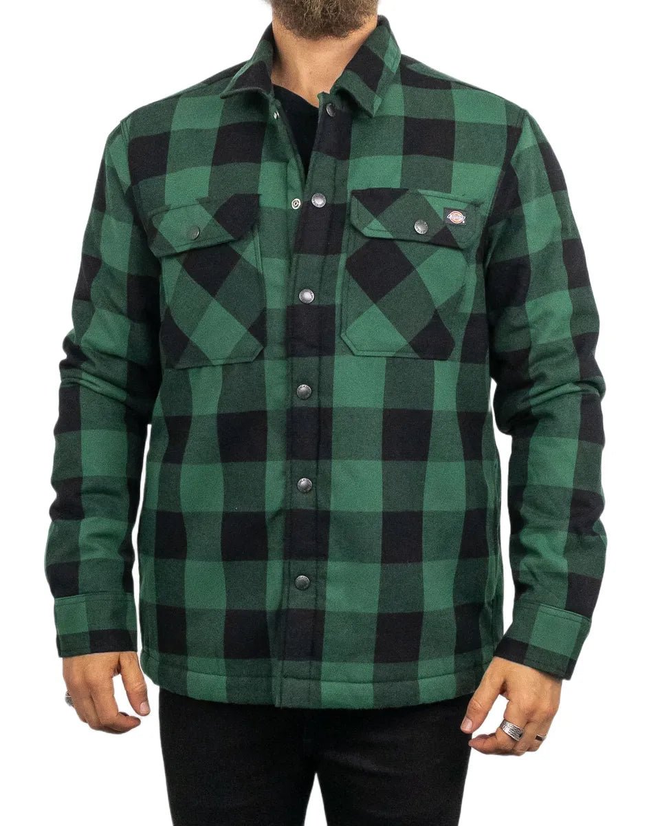 Dickies - Sherpafodrad Skjorta - Lined Sacramento - Grön - jhstore.se